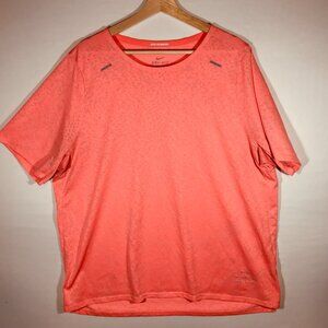 Nike Running Dri-Fit Men's XL Orange Lightweight Short Sleeve T-Shirt